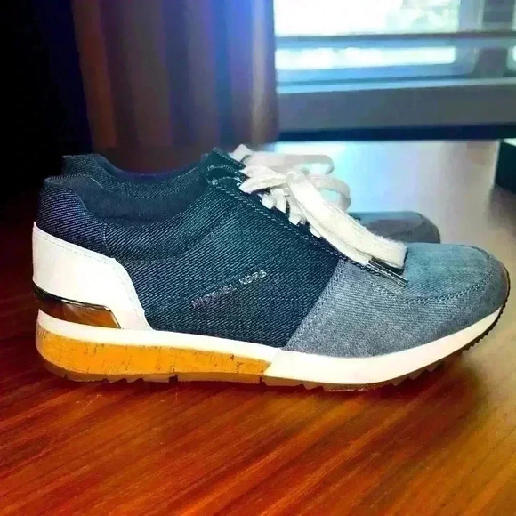 Michael Kors Denim Sneakers - Picture 1 of 7